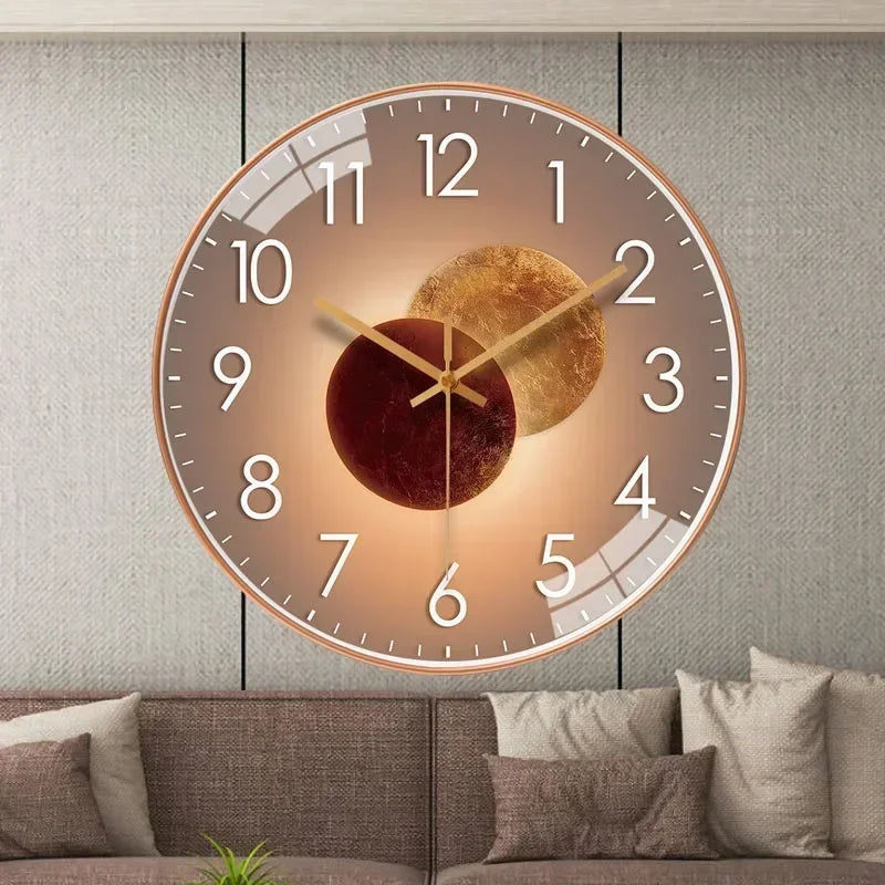 Originality Wall Clock Silent Non-Ticking Battery Operated Wall-mounted Clock Living Room Bedroom Kitchen Office