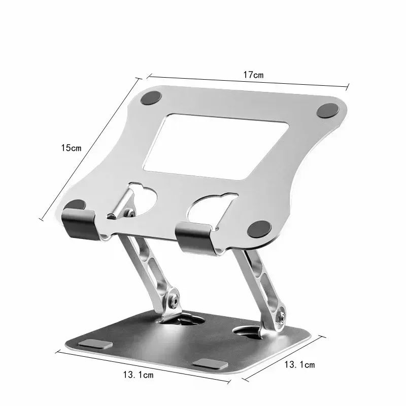 Phone Tablet Stand Adjustable Aluminum Alloy laptop Tablet up to 17 ’Laptop Portable Folding stand Cooling stand