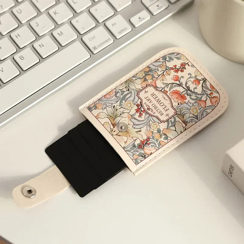 Pull-Out MultiCard Holder Wallet Slim ID Card Wallet with Large Capacity Creative Organizer for Credit Cards Business