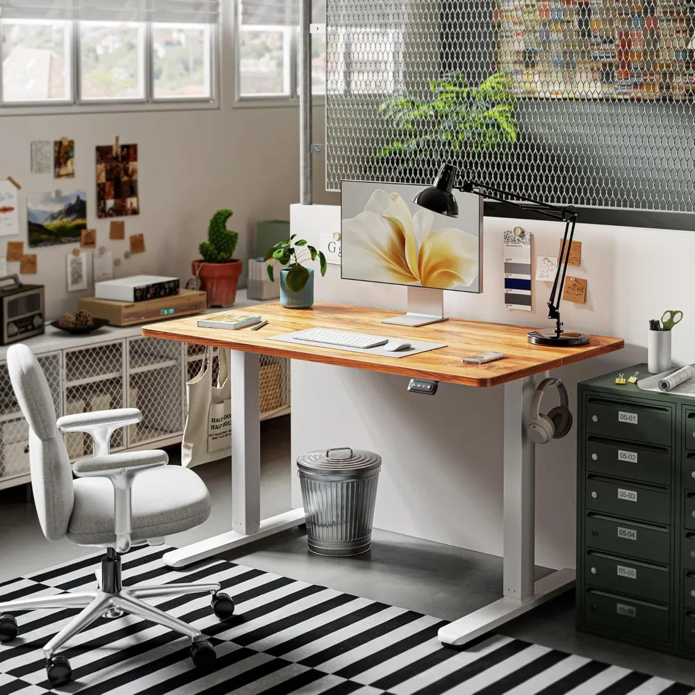 Height-Adjustable Electric Desk for Home Office 48x24 Sit-Stand Desk with Split Board Lightweight - United States