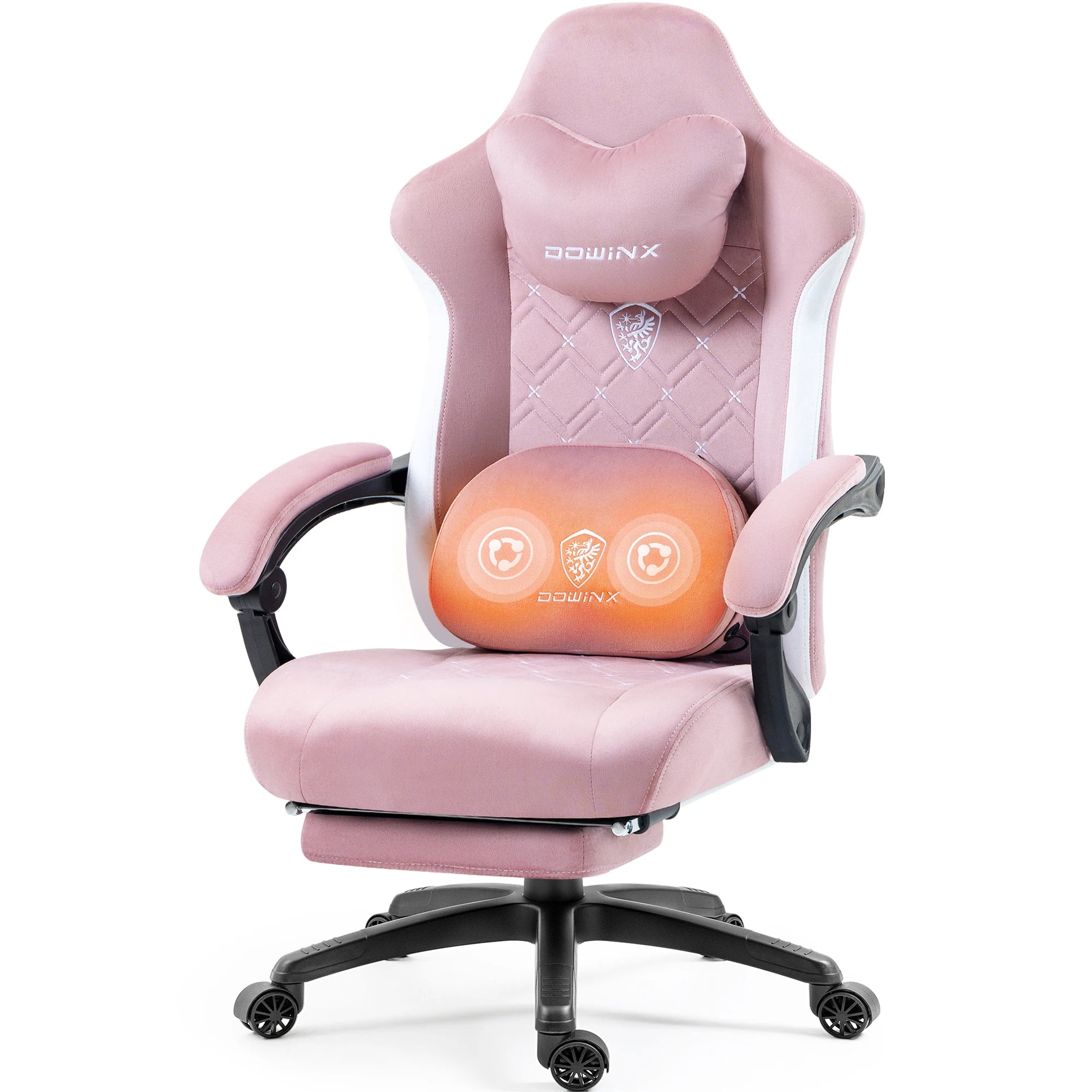 dowinx-gaming-chair-with-heated-massage-lumbar-support-breathable-fabric-office-chair-with-pocket-spring-cushion-and-footrest