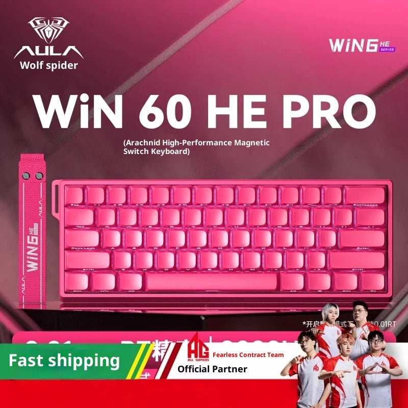 New Tarantula Win60he Magnetic Axis Mechanical Keyboard Esports Game Fps Fearless Contract Cs Special Guest Wired