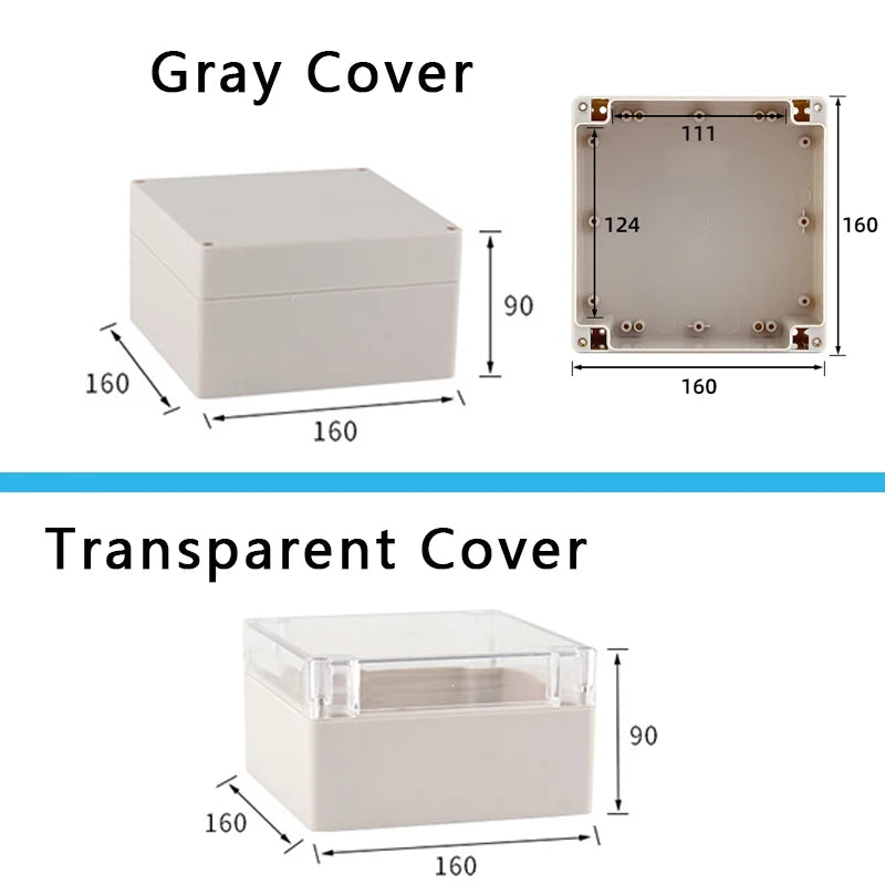 F-type outdoor waterproof junction box - waterproof box for outdoor monitoring - plastic power connection terminal