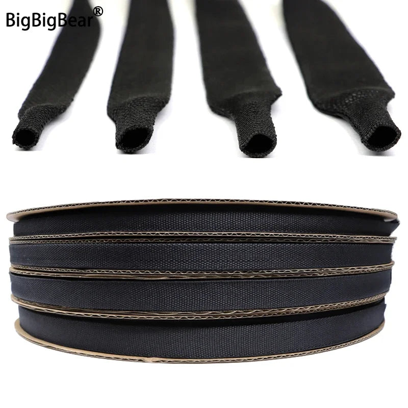 1~50m Braided Cable Sleeve PET Heat Shrink Tube Insulation Flam Retardant Shrinkable Wrap Sheath Cable Organizer Wire