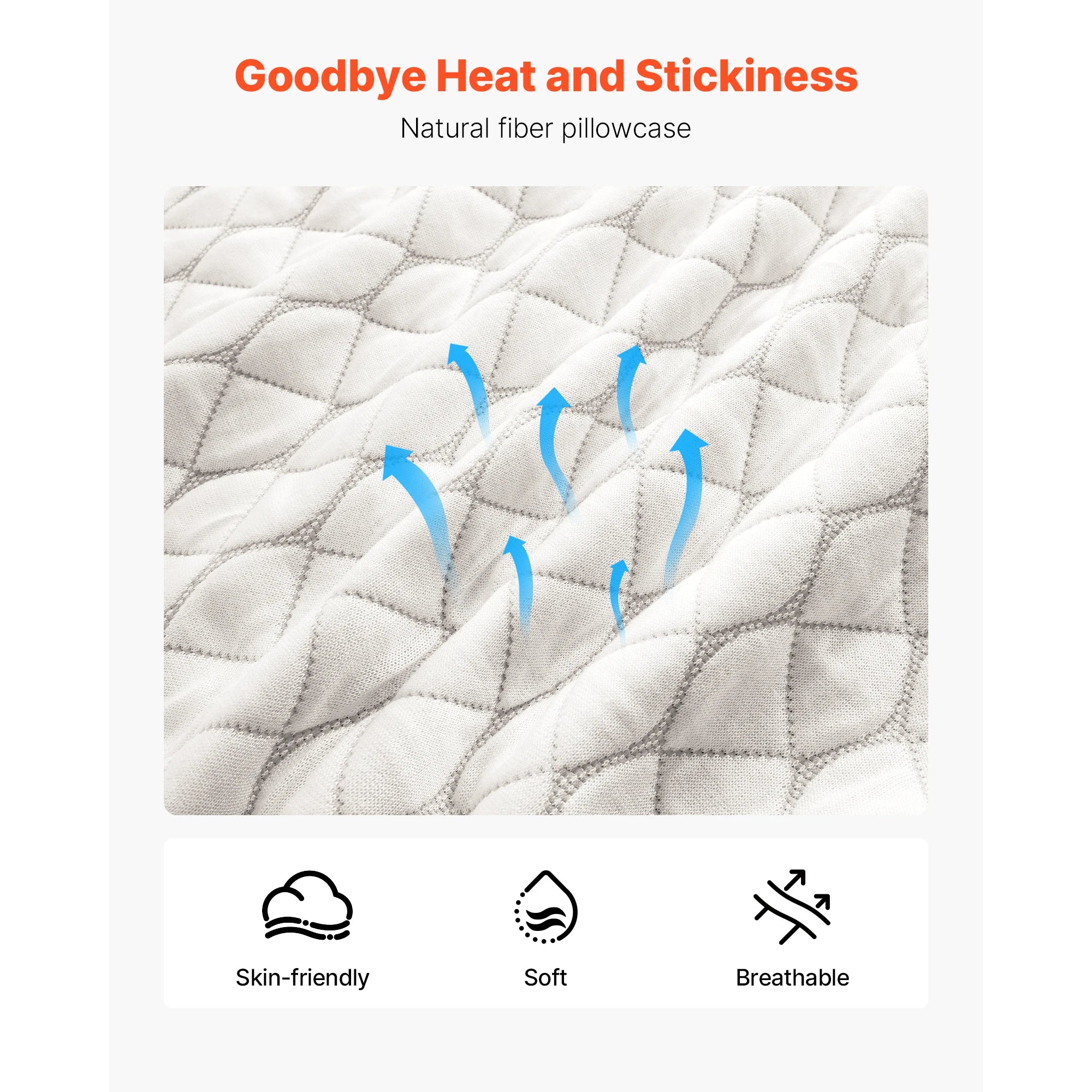 SucceBuy King/Queen Bed Pillow Hotel Comfortable Pillow with Memory Foam Fill Sleep Aid for Sleeping Home Decorative