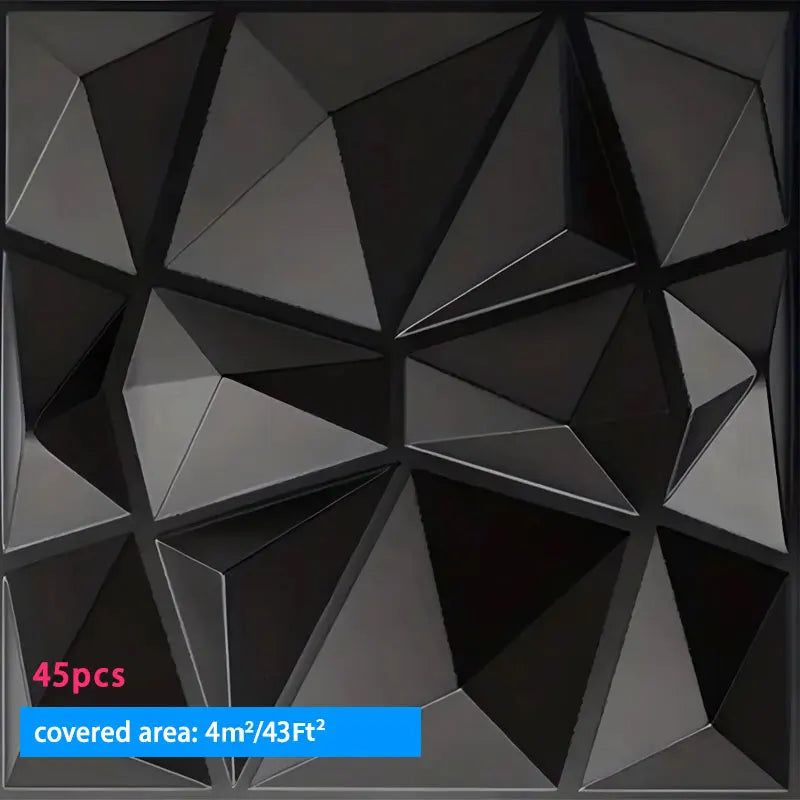 3D Wall Panels 30x30cm Indoor Wall Decoration for Living Room Bedroom Hotel Office Mural Tile-Panel-Mold 3D Wall