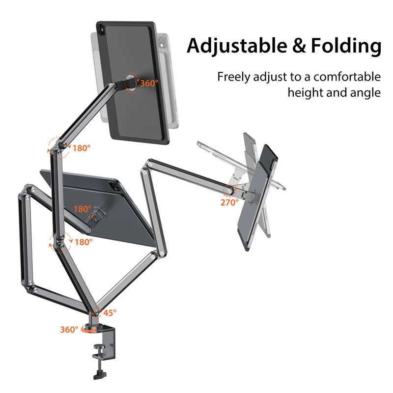 KUXIU Magnetic Stand 14.6 inch For Samsung Galaxy Tab S10 Ultra S9 Ultra S8 Ultra Foldable Table Holder Cantilever