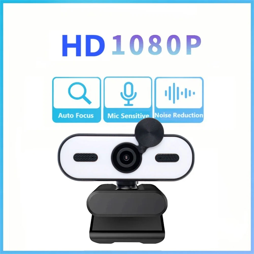 4K 2K Mini Webcam 1080P HD for PC Laptop Autofocus 30 FPS USB Webcam with Noise-Reducing Mic&Privacy Cover Web Camera