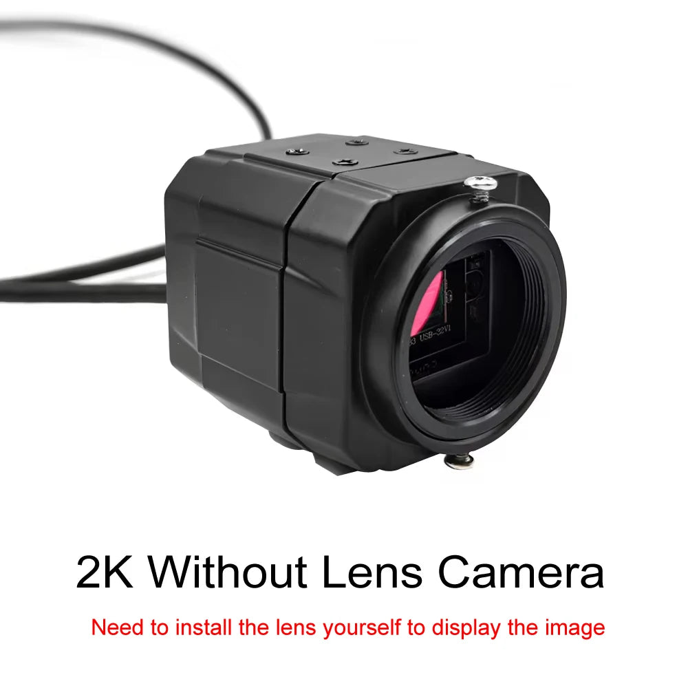 HD CS 5-50mm Varifocal Lens Industrial 30fps 4K 8MP CCD IMX415 USB Webcam 2K 4MP F5253 PC Video Usb Camera UVC OTG Live