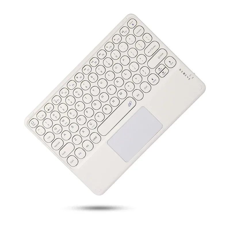 Spanish/English Bluetooth Keyboard 10 inch for iPad Air Pro Wireless Rechargeable Keyboard for Phone Tablet Laptop