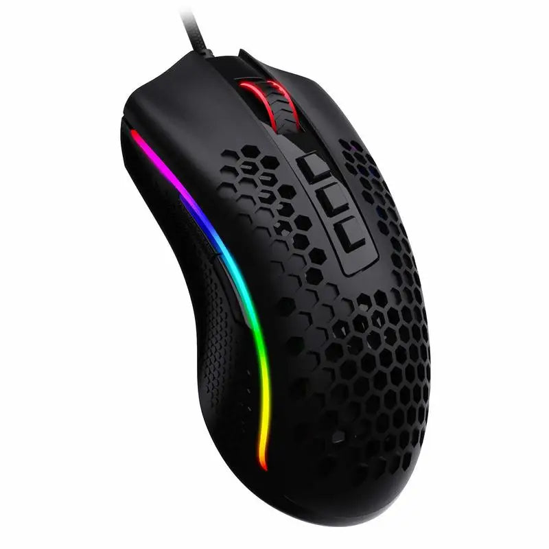 Redragon M808 Storm Lightweight RGB LED USB Gaming Mouse 12,400 DPI Optical Sensor 7 Programmable Buttons Precise