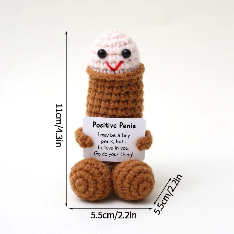 Crochet Ornament Finished Positive Figures Crochet Animals Chicken Desk Accessories Home Office Decor Christmas New