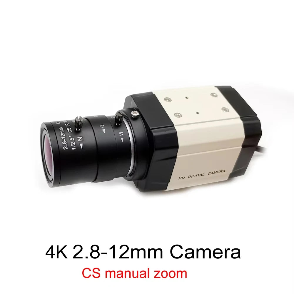 30fps 4K USB Webcam 1440P 2K Web Camera Built In Microphone With CS 5-50mm/2.8-12mm Manual zoom Lens For Video Call/