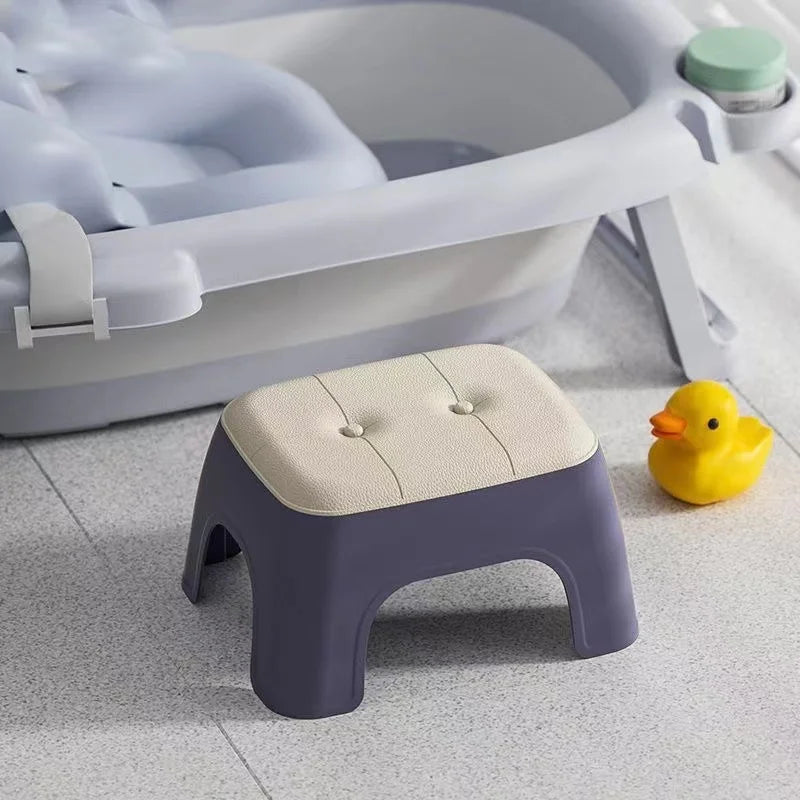 2025 Anti-slip Footstool men Bathing Stool Low Stool Baby Bathroom