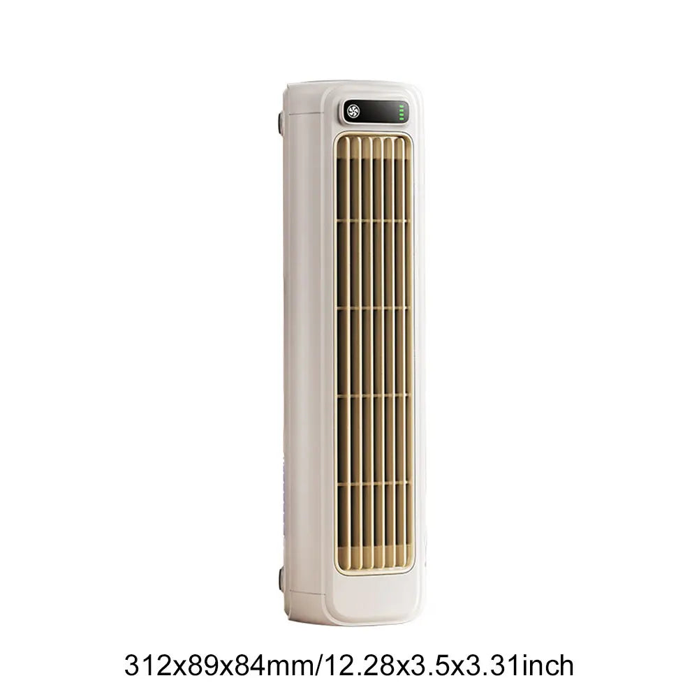 2000/1200mAh Portable Fan Electric Fan Air Conditioner Fan Quiet Wall Mount Desk Fan Tower Fan 3 Speed Rechargeable