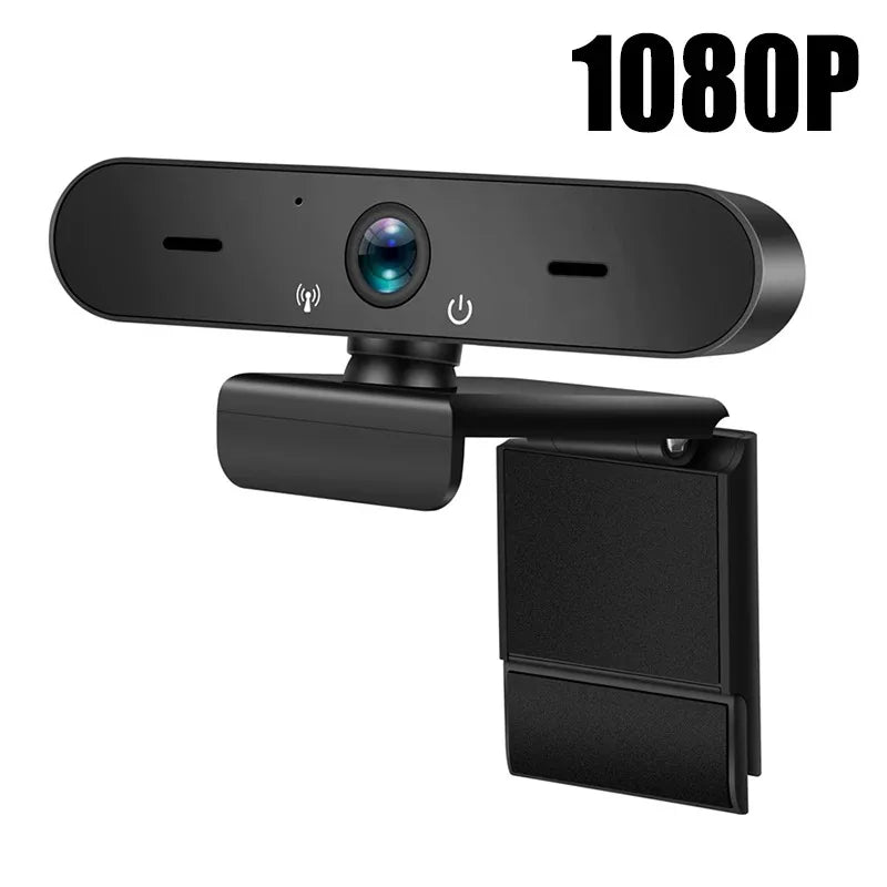 Full HD 1080P 2K 4K Computer Webcam for Home Video Calling Company Online Meeting 30fps Microphone Compatible Multiple