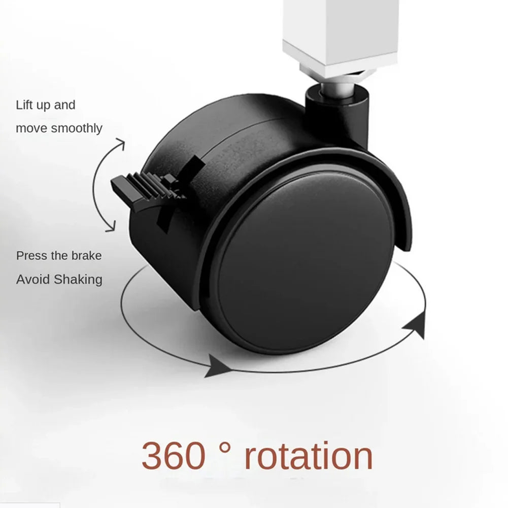 Mobile Computer Desk For Small Space Adjustable Height Rolling Work Desk Portable Standing Writing Desk With Wheels