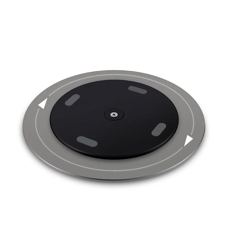 360 Rotation Monitor Base Disc Non-slip Laptop Notebook Aluminum Alloy Computer Stand Dock for Apple Mac Television