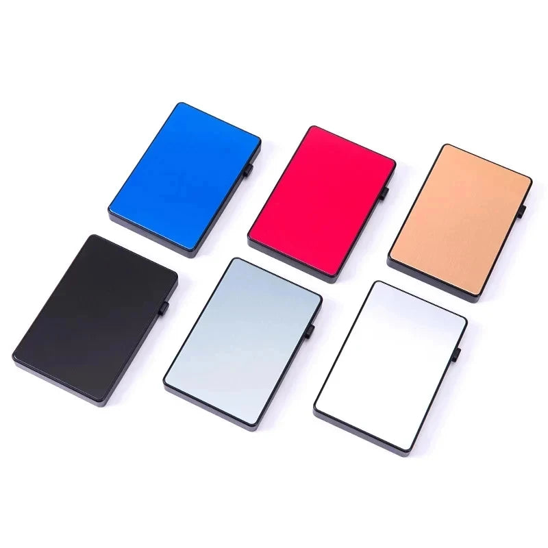 Gold Thin Pop Up ID RFID Card Holder For Man Slim Men’s Card Wallet RFID Creative Credit Card Case For Women Female
