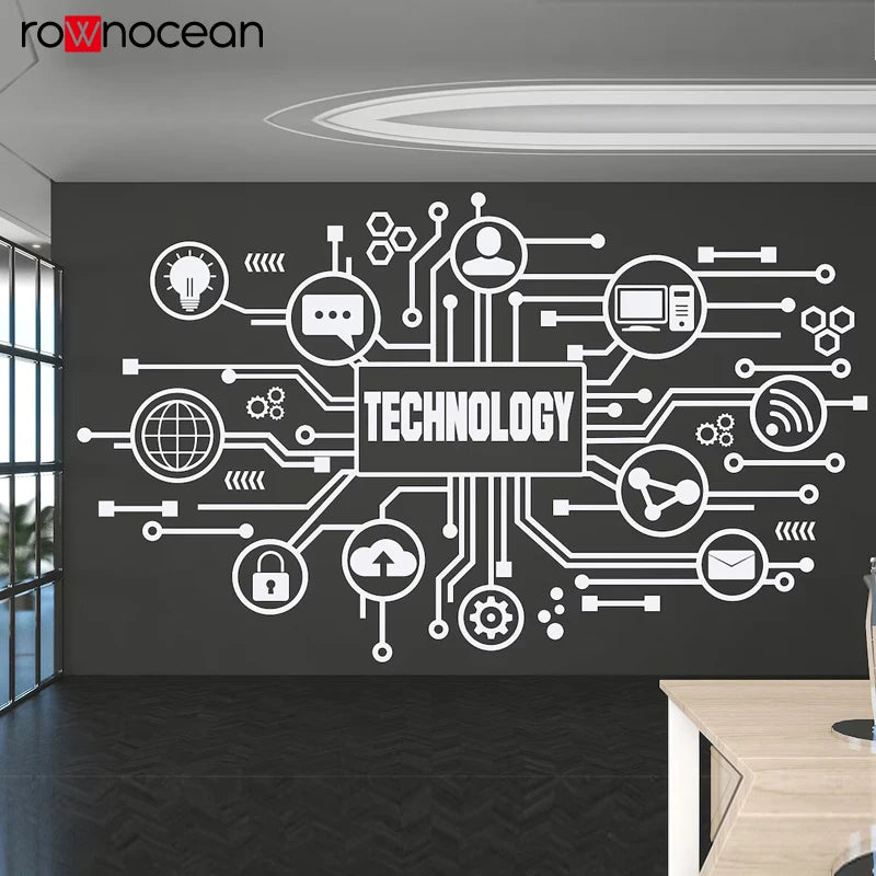 technology-vinyl-wall-art-decal-circuit-board-wall-decal-office-business-software-vinyl-sticker-computer-it-decor-office-s820