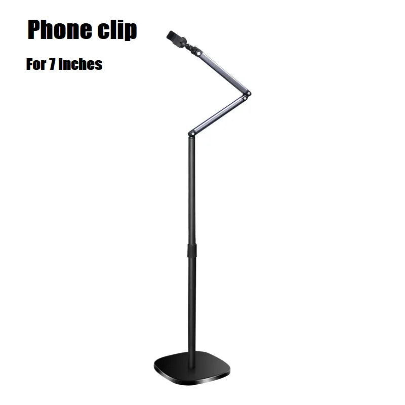 Universal Floor Tablet Stand Mobile Phone Holder Phablet Live Stream Clip Support Lazy Grip for Cell Phones And Tablets