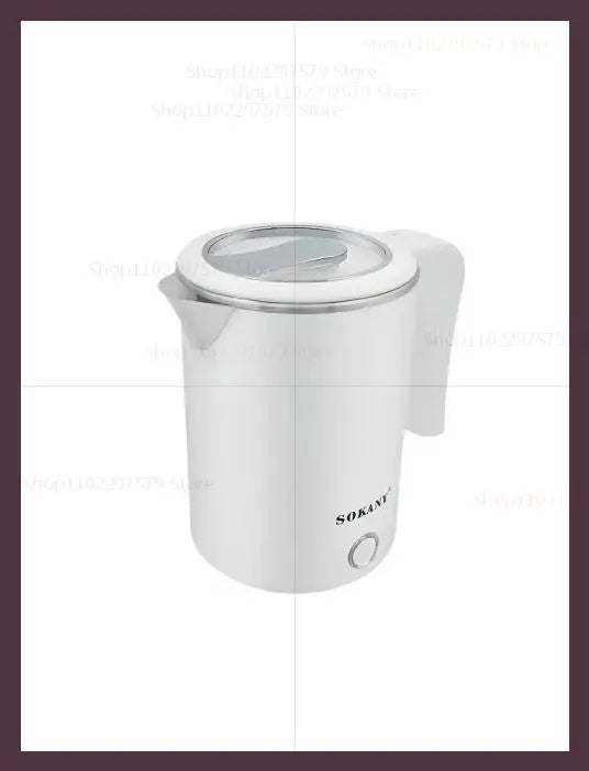 500ML Travel Electric Kettle Stainless Steel Portable Water Boiler for Tea Coffee Hotel Family Camping Kitchen Smart