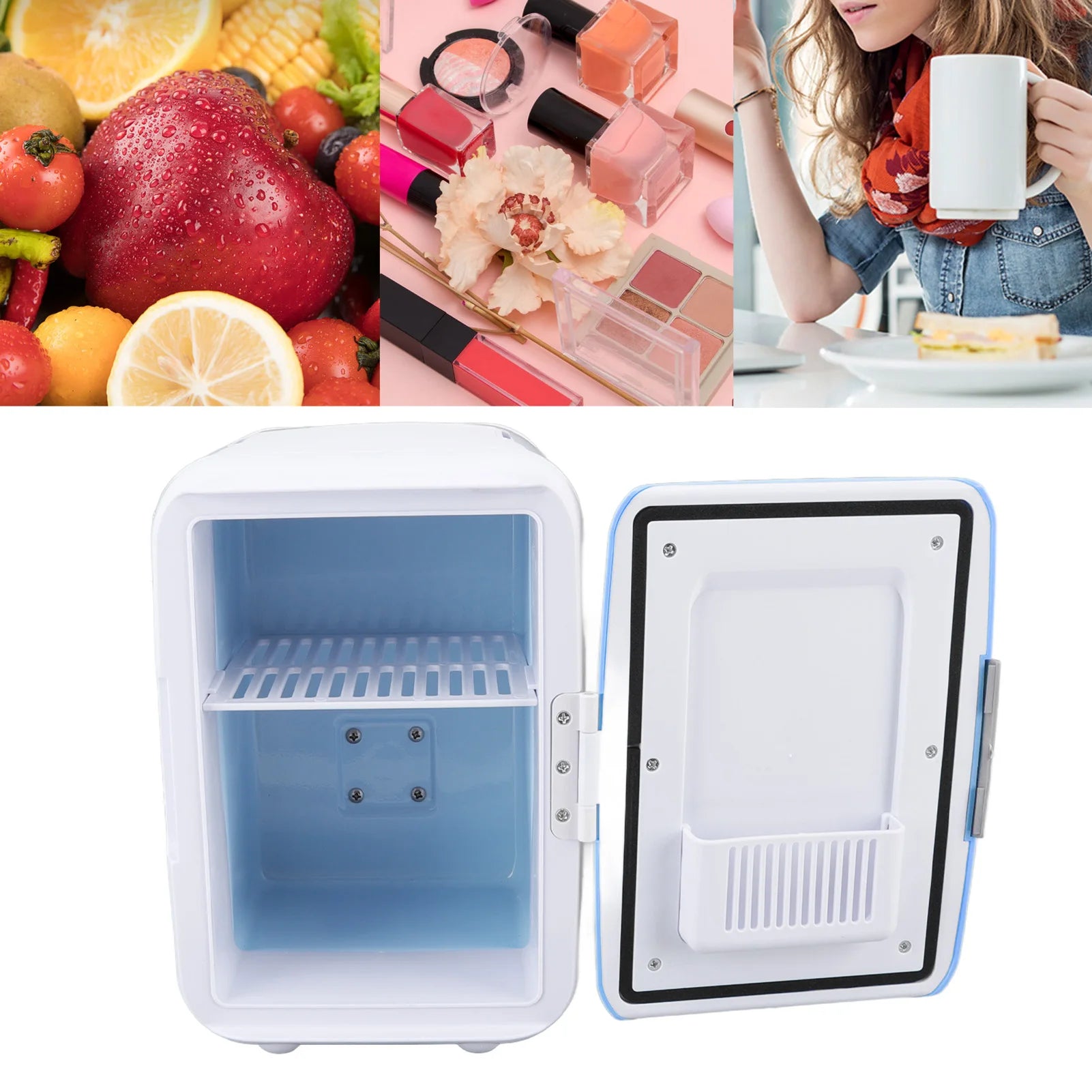 4L Car Fridge Cooling Warming Refrigerators Freezer C ooler Travel Warmer Mini Portable Auto Refrigerator For Outdoor