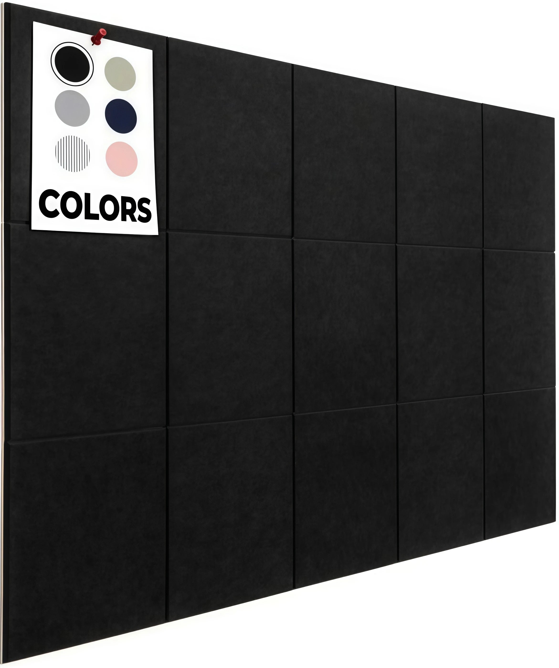 6/8/12/24PCS Large Cork Board Felt Board AlternativeTiles Self-Adhesive Wall Panels Bulletin Board Pin Board for Office