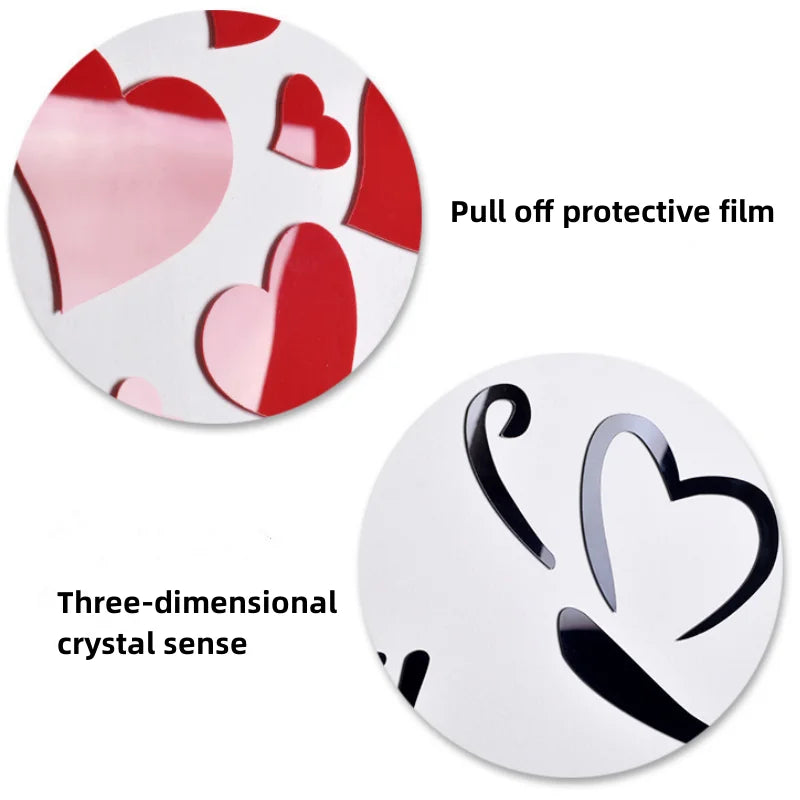 Nordic World Map Acrylic 3D Wall Decal Office Study Living Room Sofa Background Wall Decoration