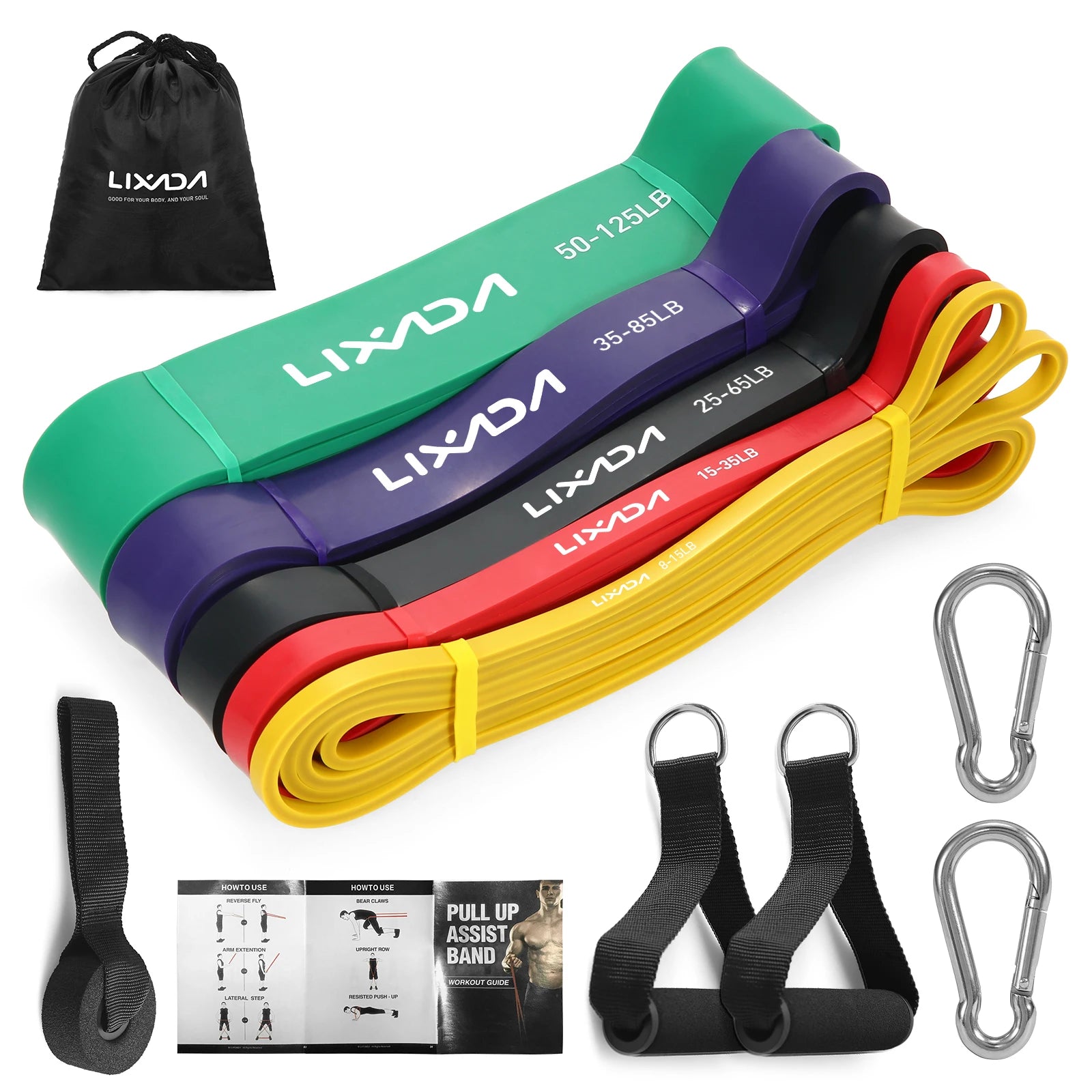lixada-pull-up-assist-bands-set-resistance-loop-bands-powerlifting-exercise-stretch-bands-with-door-anchor-foam-handles-hooks
