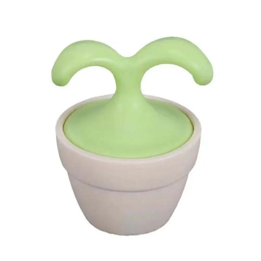 Small Potted Eye Massager Silicone Bean Sprout Magic Massager Silent Roller Ball Sustainable Dormitory Ice Compress
