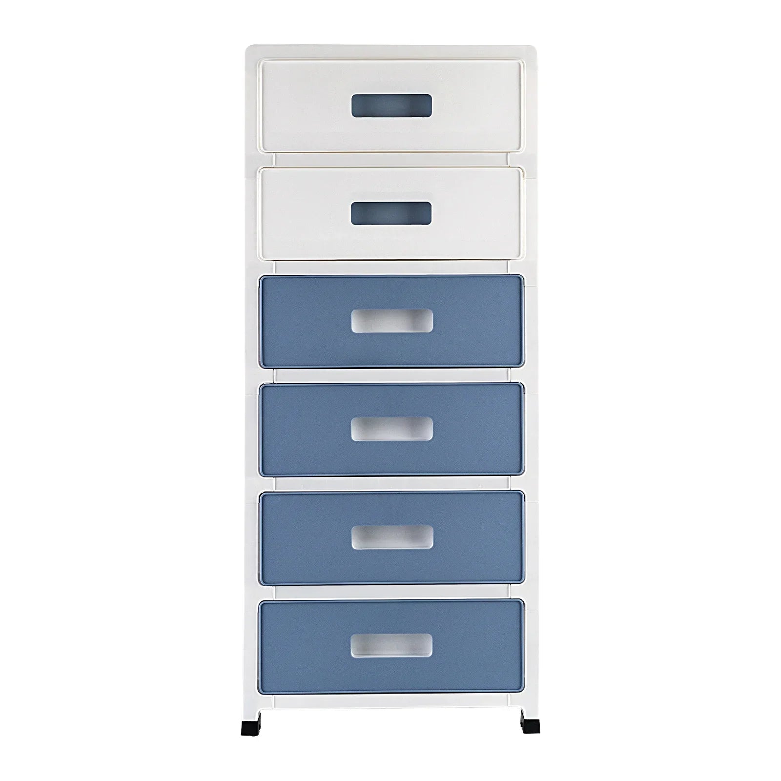 6-Drawer File Cabinet with Lockable Drawers Office Organizer with Silent Wheels Multi-Layer Storage Home & Office