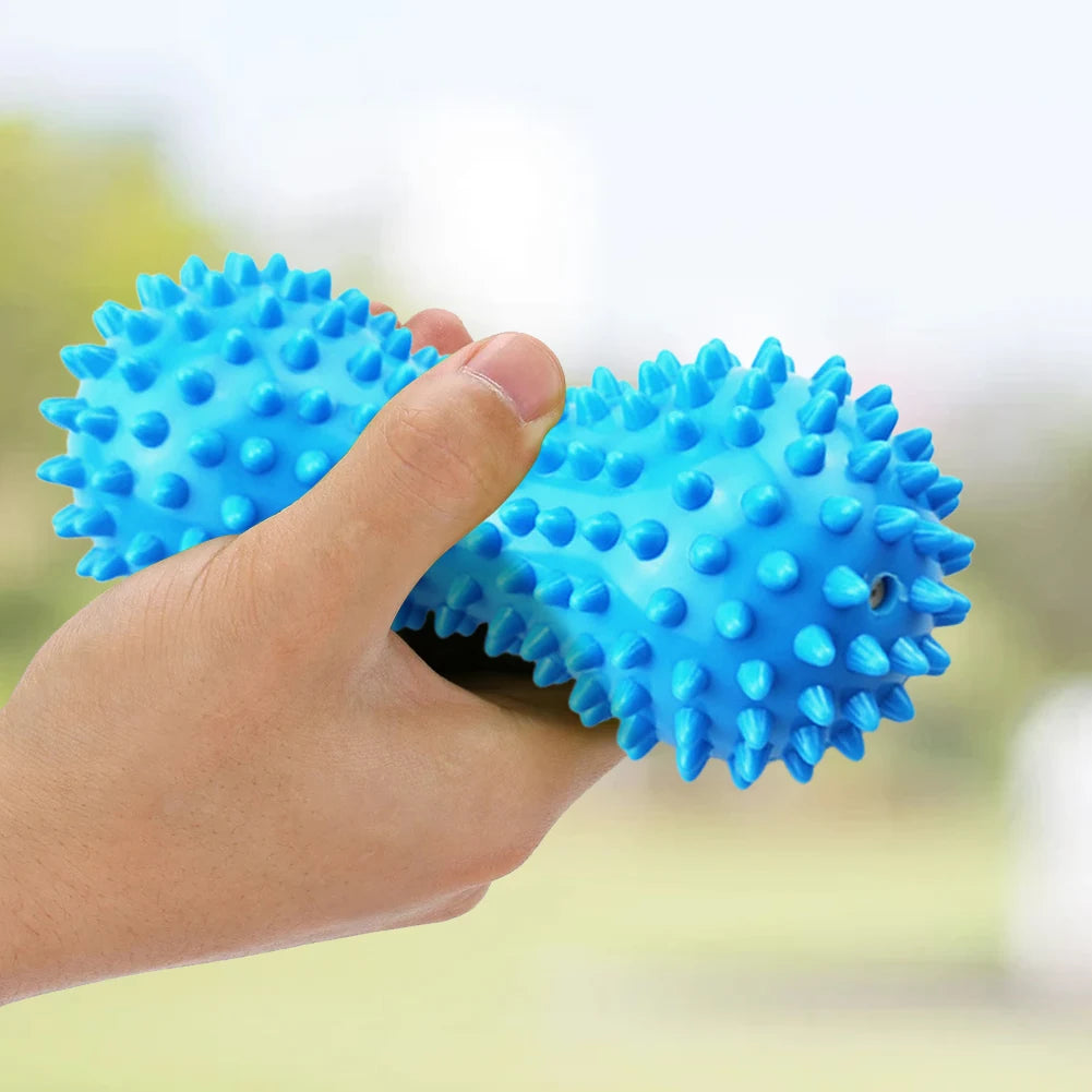 Peanut Massage Spiky Ball Spiky Massage Ball Peanut Massage Roller Trigger Point Hedgehog Ball for Hand/Foot Massage