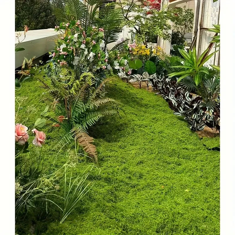 100cm*100cm Articiaifl moss carpet aquascape bionic turf fake moss micro-landscaping arrangement lawn bonsai potted