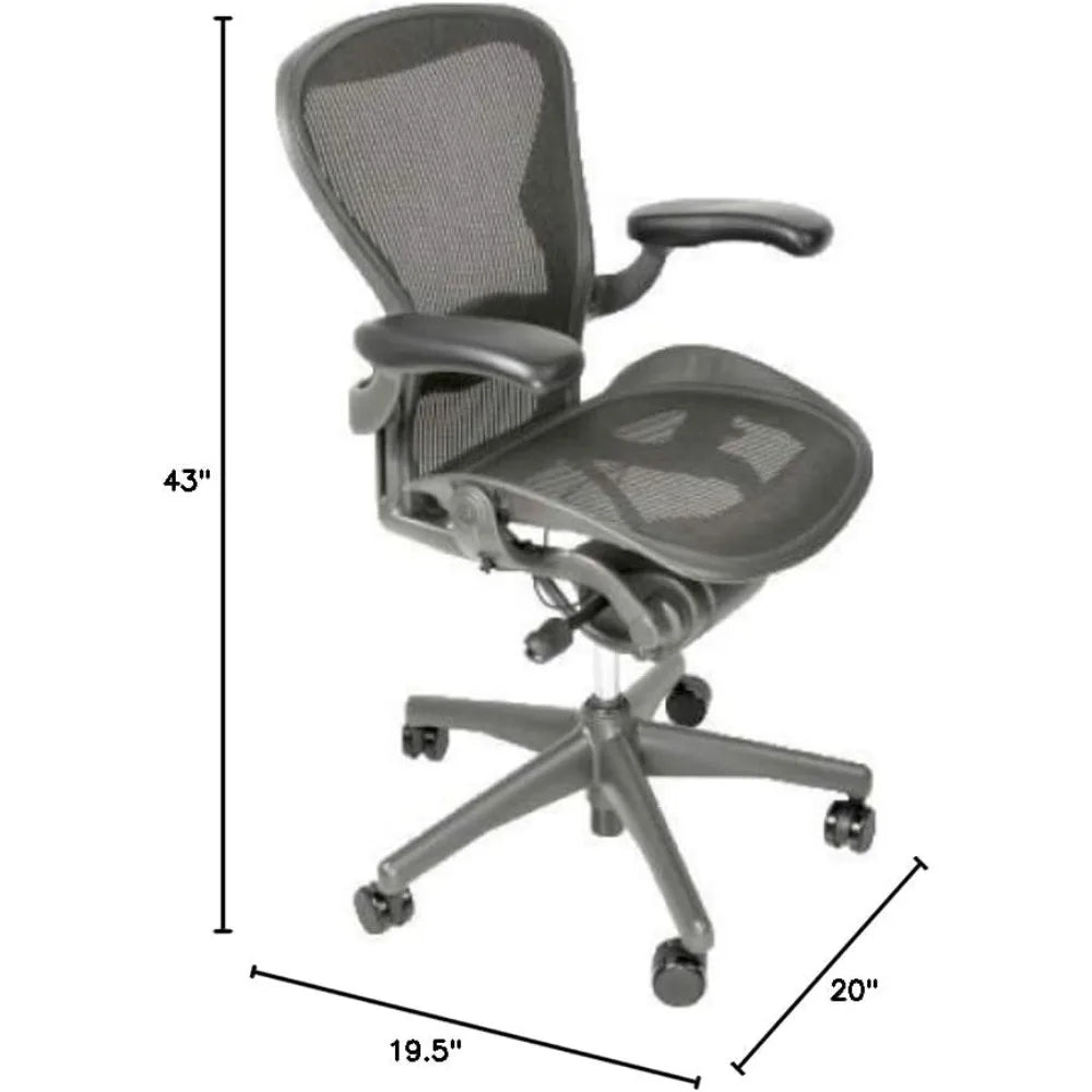 Herman Miller Office Chair Size B | Fully Adjustable with All Features Included| Quick and Easy Assembly| Renewed| 10