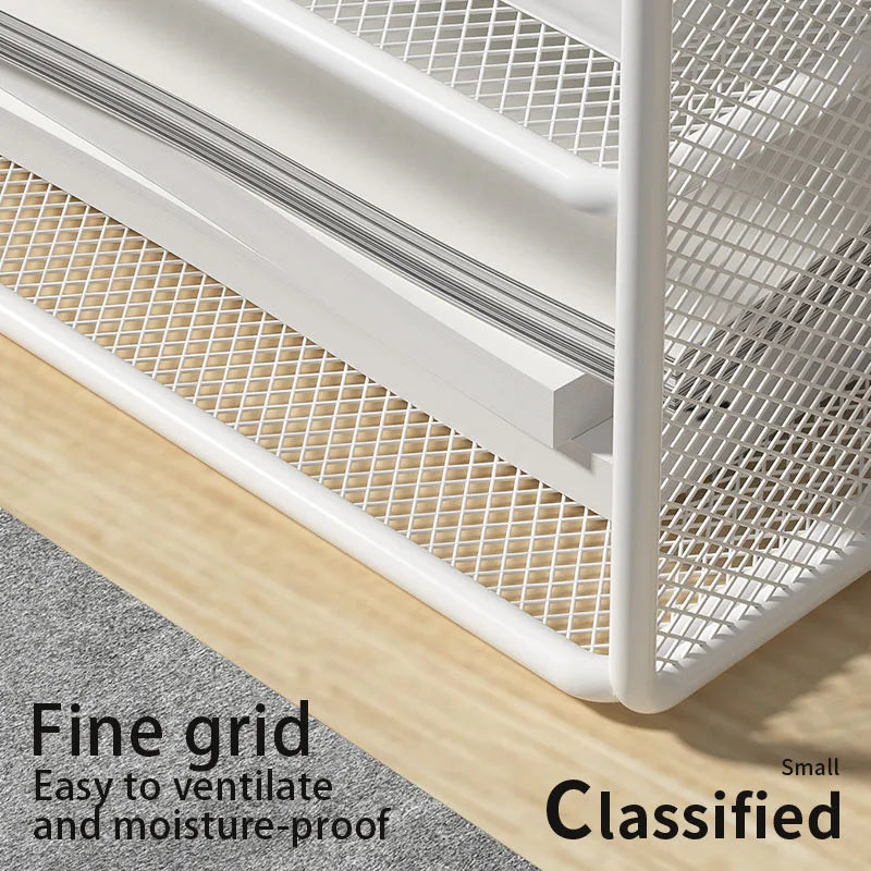 Metal file rack desktop file storage box integrated multi-layer document rack office desk bookshelf book stand