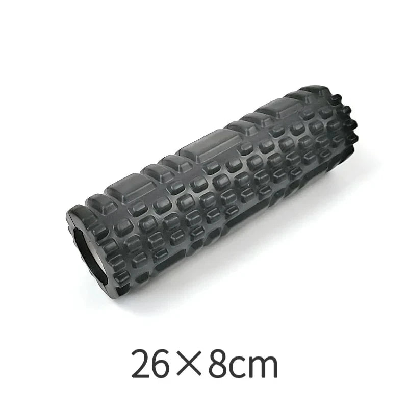 Hollow Foam Massage Roller - Yoga Fitness Column for Muscle Relaxation & Exercise Support Training Companion