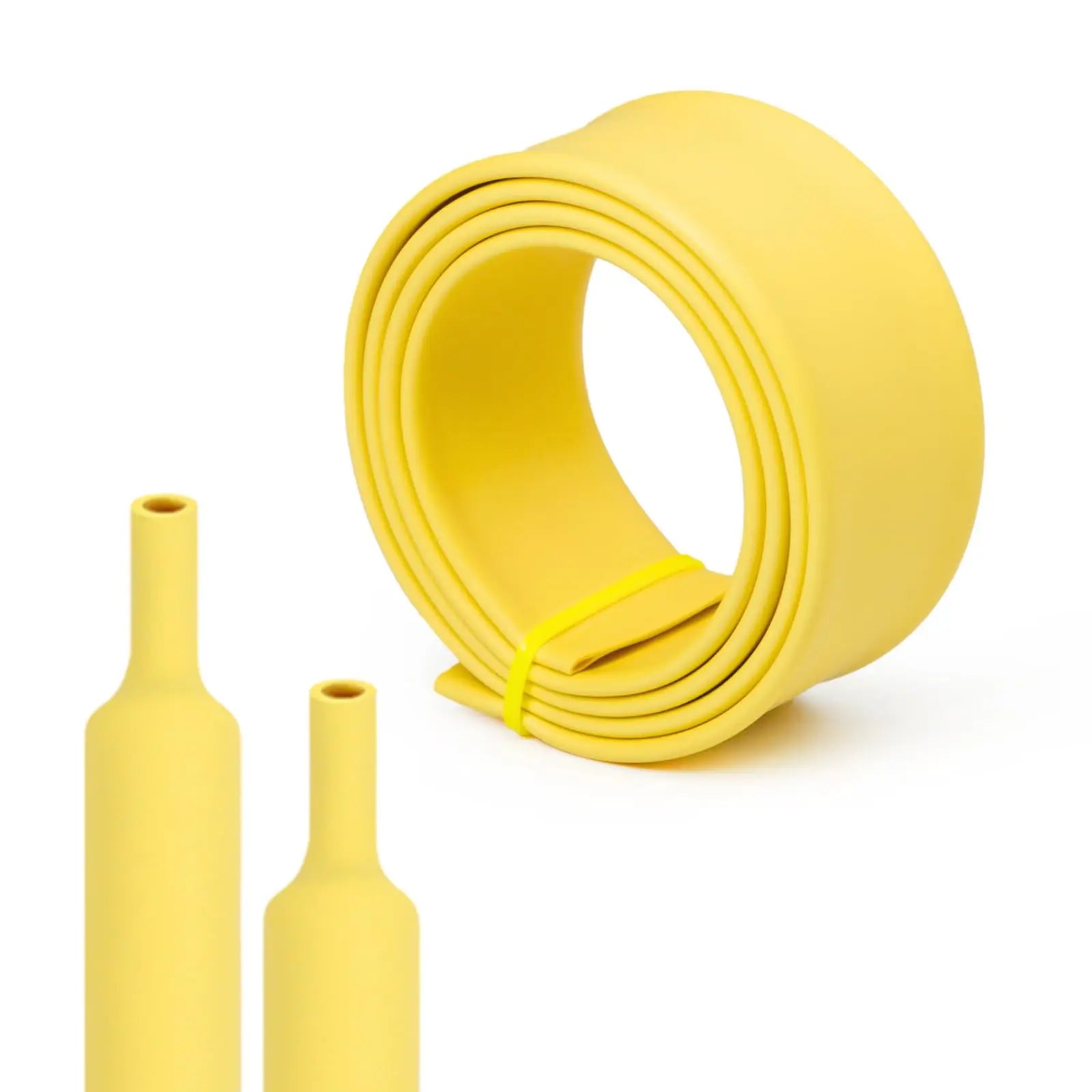 1M/2M/3M 4:1 heat shrink tubing diameter 4 6 8 12 16 20 24 32 40 52mm backing rubber sleeve double wall tube - yellow
