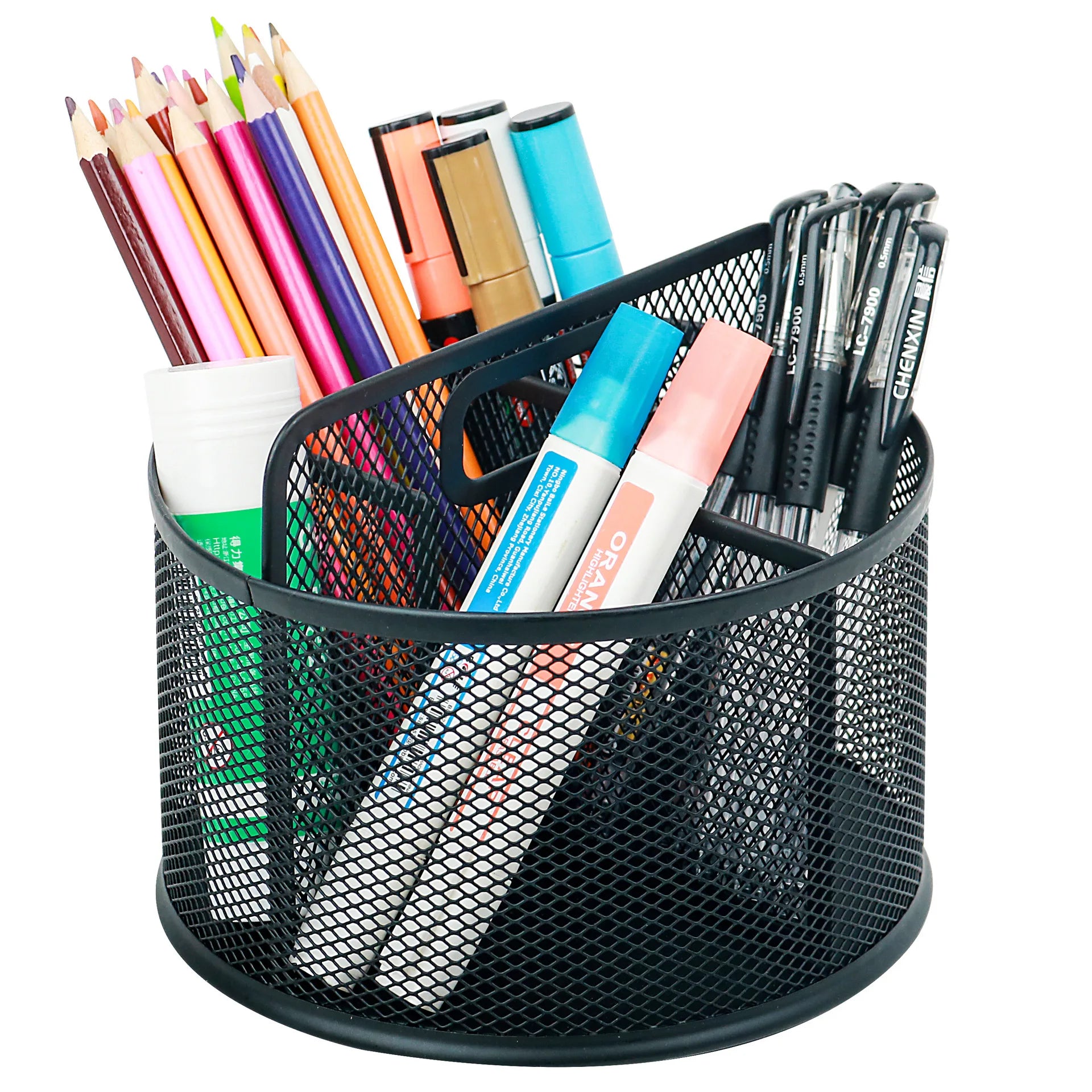 360-degree-rotating-pen-holder-metal-mesh-large-capacity-desktop-office-supplies-student-stationery-storage-box