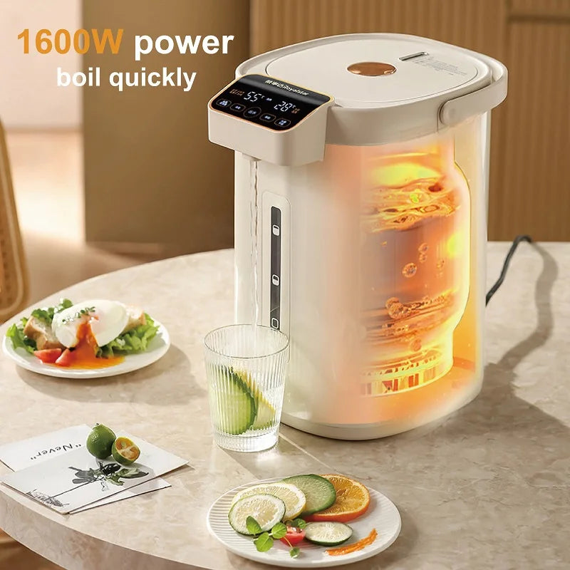 5L Smart Electric Kettle Home 14 Gear Adjustable Temperature Electric Water Bottle Automatic Insulated Water Dispenser