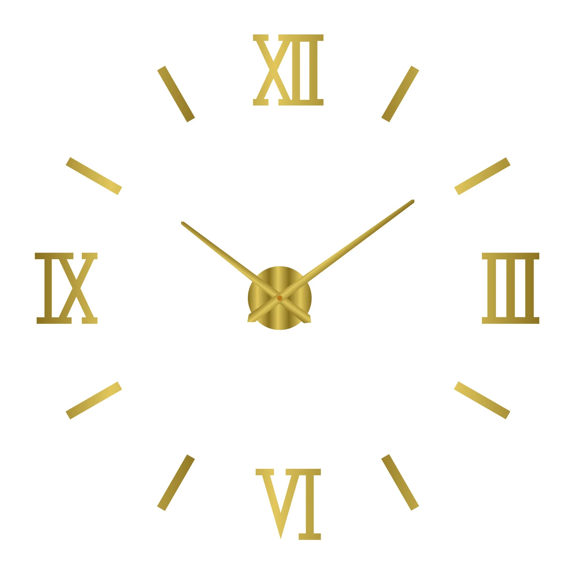 2D/3D Large Roman Numeral Acrylic Mirror Wall Clock Sticker Fashion DIY Quartz Clocks Watch Home Decoration Living Room