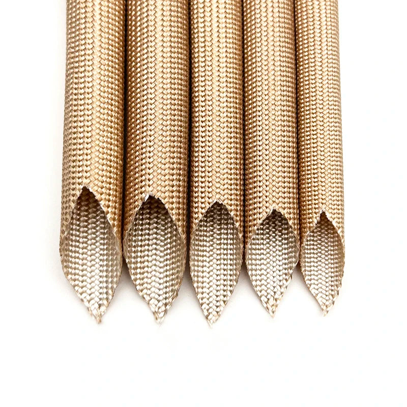 800°C Multi Size Fiberglass Tube Cable Sleeve ID 2.5/3/4/5/6/8/10/12/14/16/20mm Chemical Fiber Alkali Free Fiber