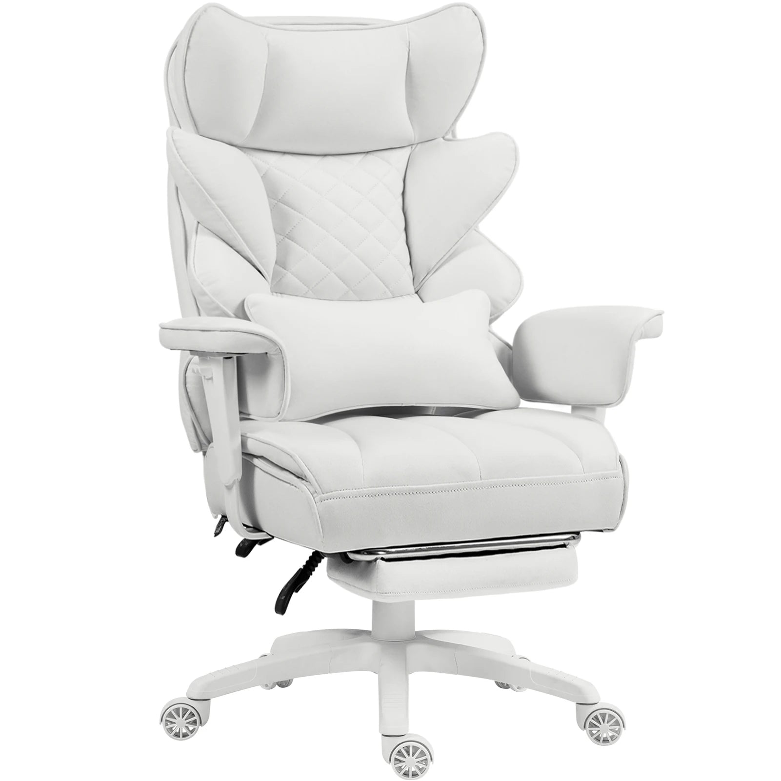 Dowinx Big and Tall Office Chair with Pocket Spring Cushion and Lumbar Support,High Back Computer Gaming Chair