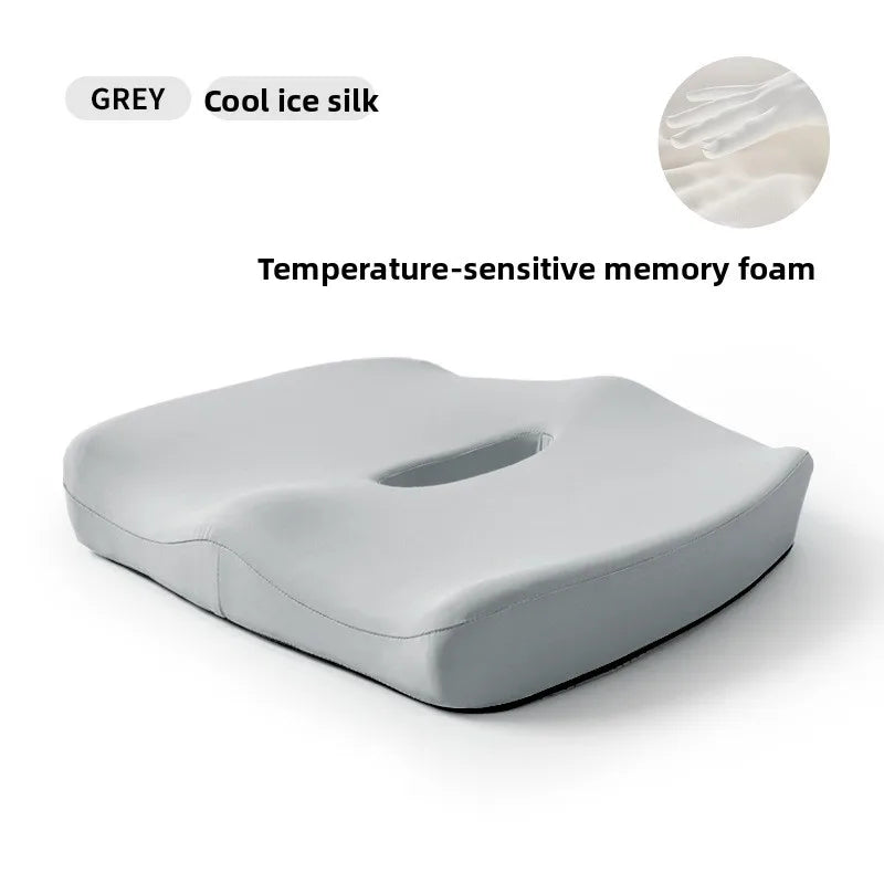 Memory Foam Office Seat Cushion for Long Sitting Orthopedic Comfort Improved Posture Ergonomic Pain Relief