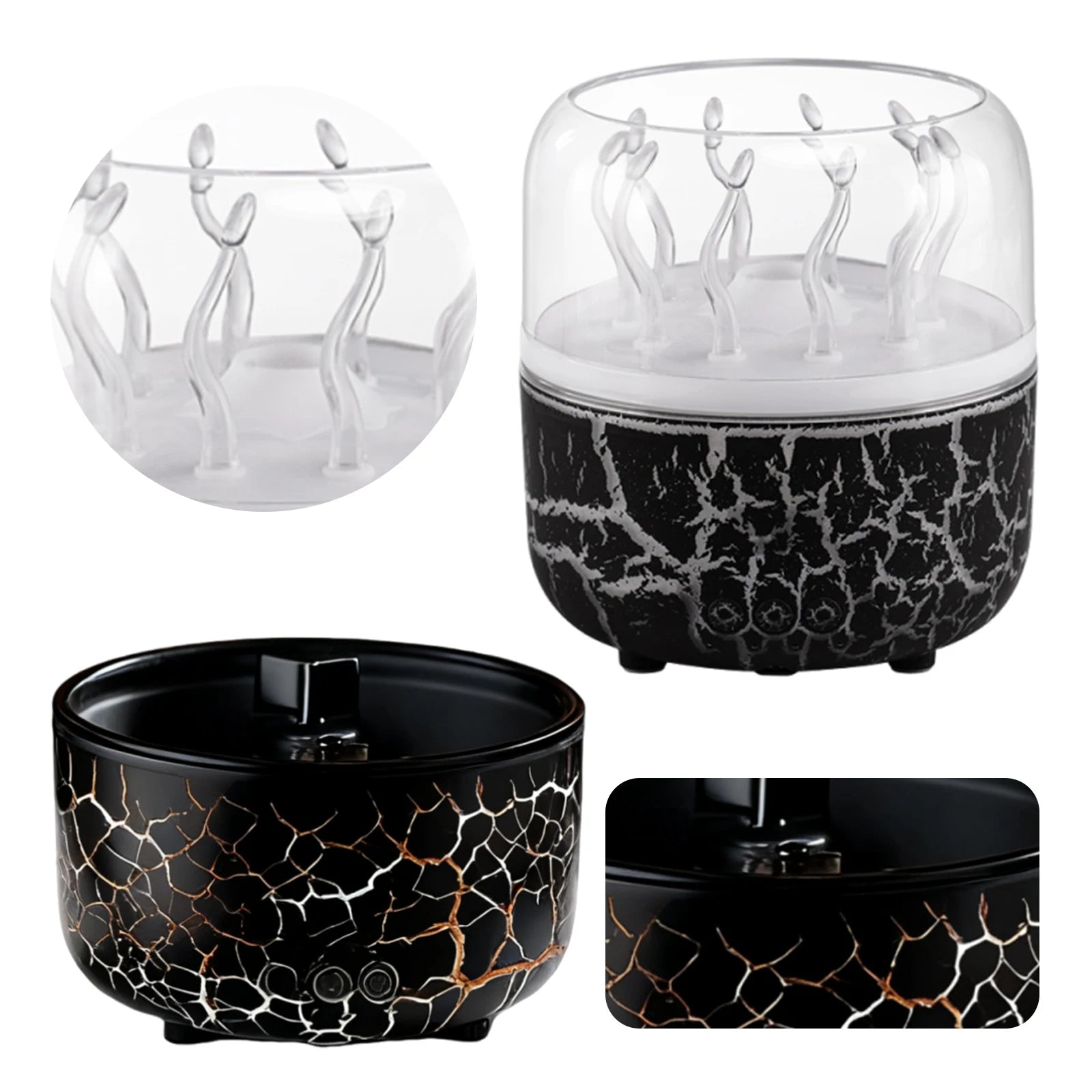 280ml Jellyfish Air Humidifier with Timer Essential Oil Diffuser Aromatherapy Jellyfish Diffusers for Home Bedroom Spa