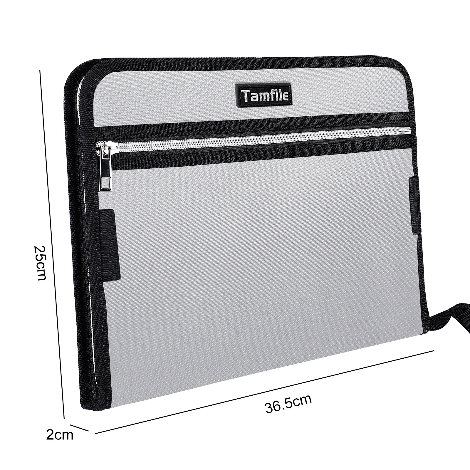 Fire Safe Water Resistant Accordion File Pocket Folder Expandable Filing Folder with 12-Page Organ Folder A4 Size 2