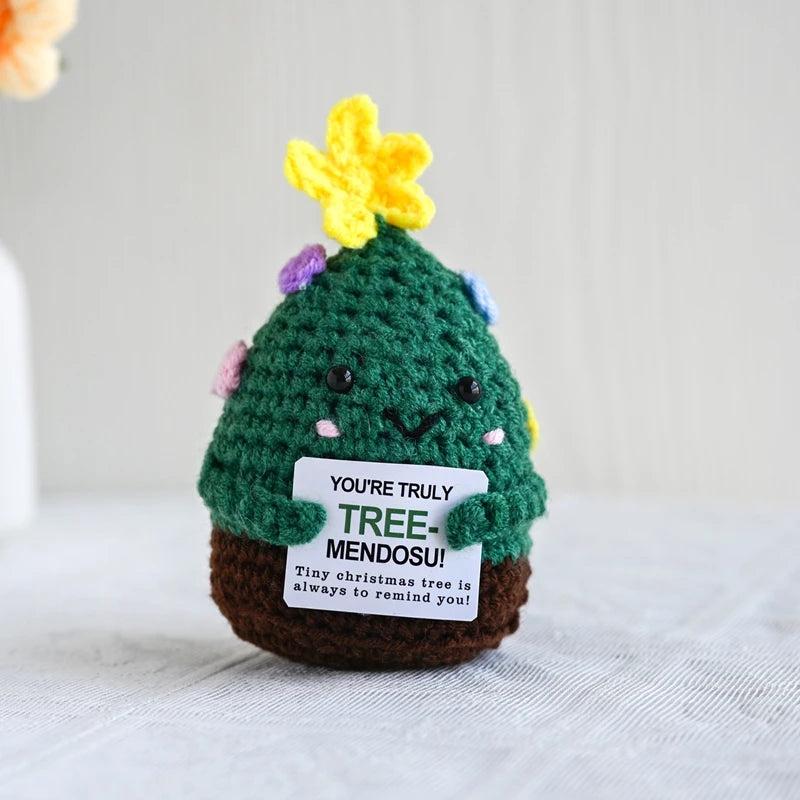 Crochet Ornament Finished Positive Figures Crochet Animals Chicken Desk Accessories Home Office Decor Christmas New
