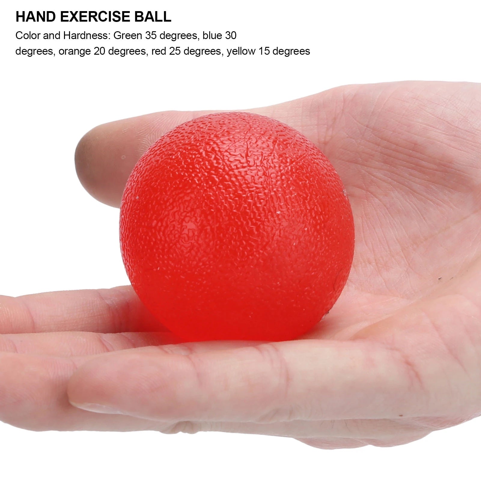 Round Hand Exercise Balls Comfortable Massage Finger Fitness Training Ball 5pcs Finger Hand Exercise Ball Squeeze