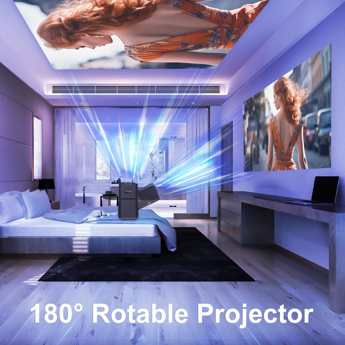 Magcubic 4K Android 11 Projector Native 1080P 390ANSI HY320 Dual Wifi6 BT5.0 1920*1080P Cinema portable Projetor