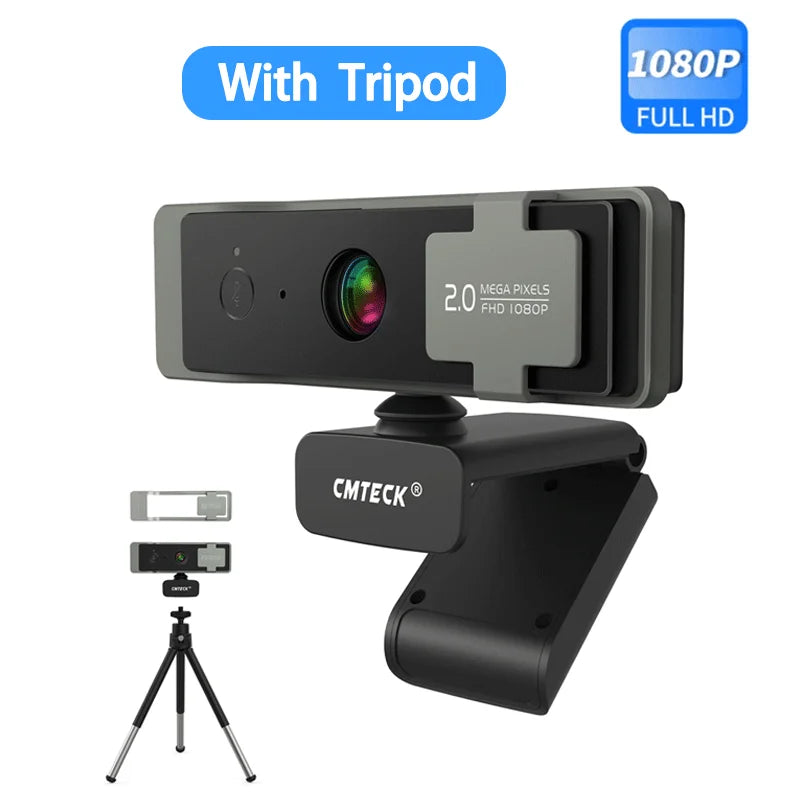 4K Webcam 1080P 2K Full HD Web Camera With Microphone And Tripod Autofocus USB Computer Camera For Living/ Calls/